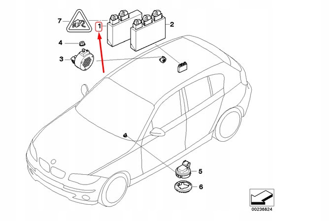 фото №7, Bmw 1 e81 park distance керування керування unit 66209252639 9252639