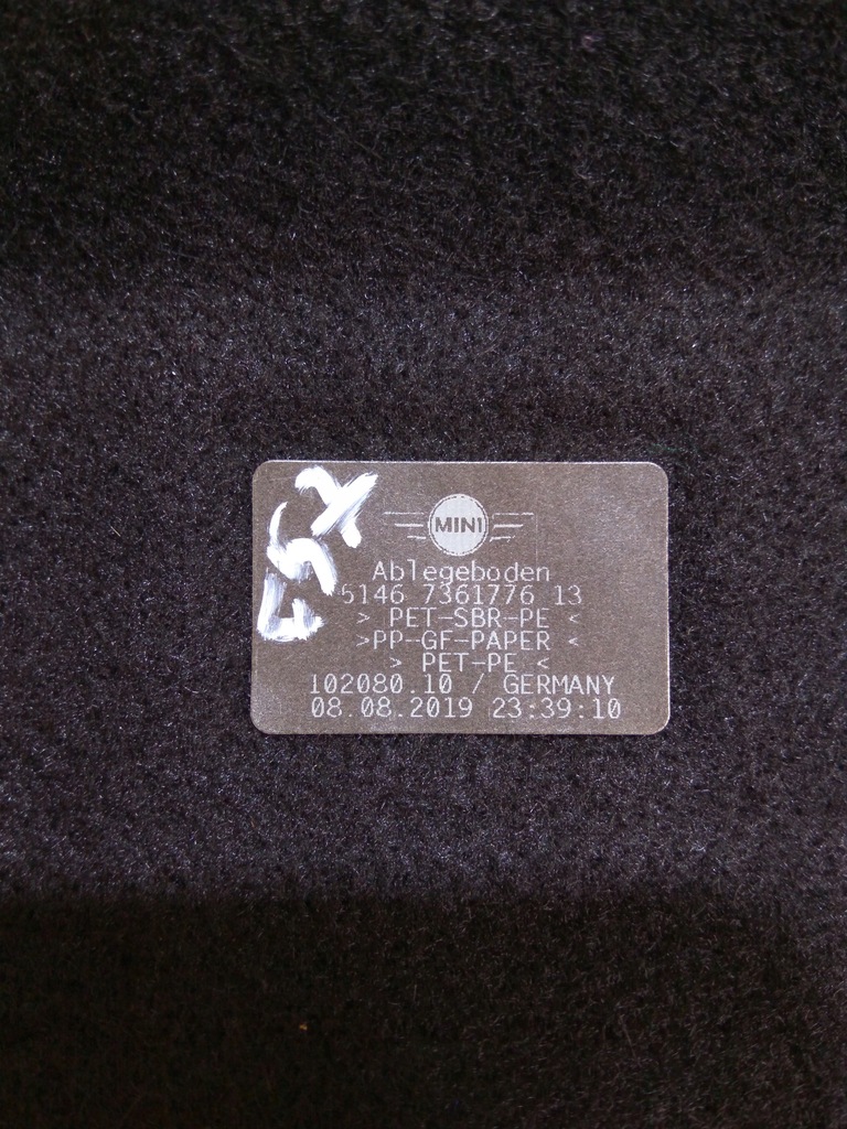 фото №3, Mini cooper f57 полиця задня 7361776