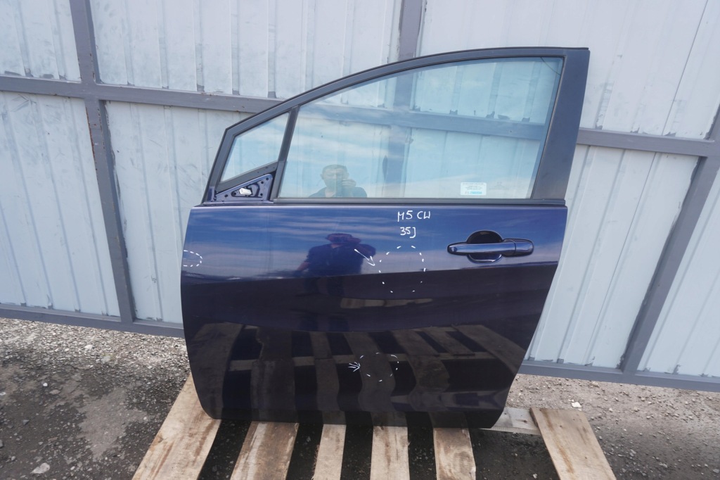 фото №1, Mazda 5 cw ii дверь передние левая 35j granatowe 2010-2015r стекло