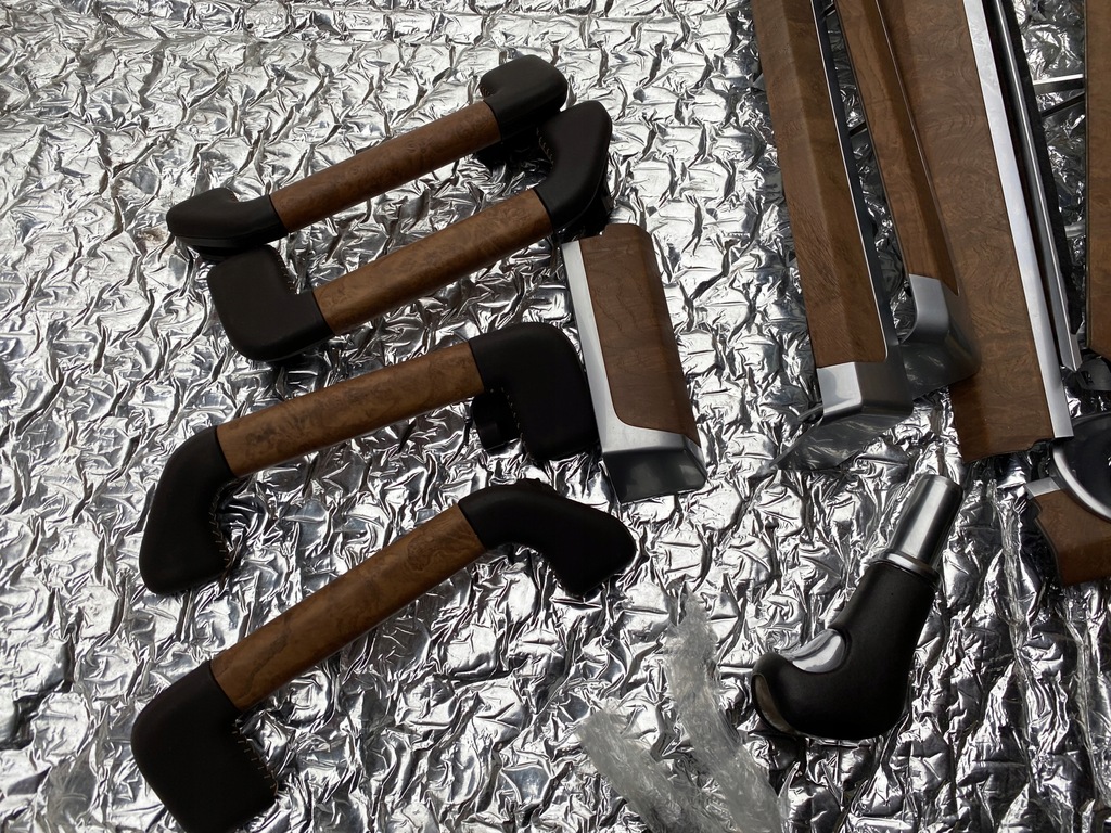 фото №15, Декори porsche cayenne 7p5 turbo s drewno накладки декоративні cognac espresso