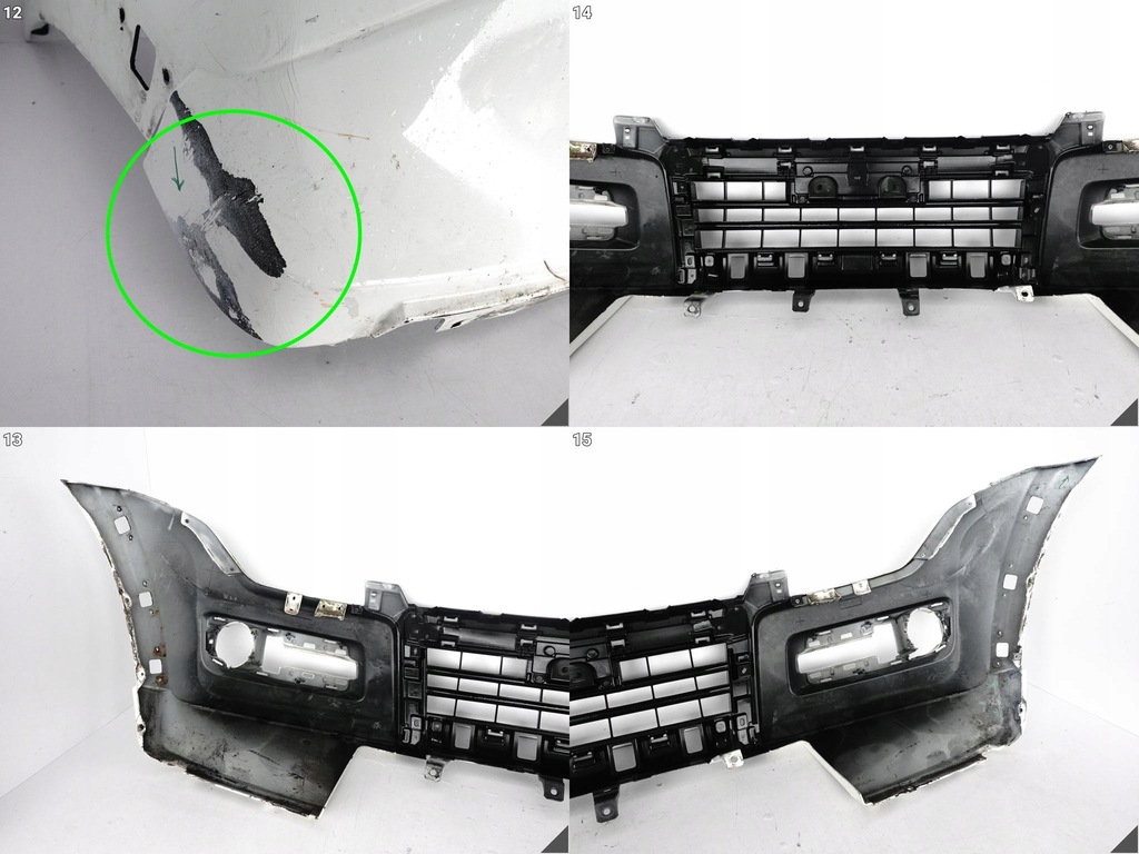 фото №13, Mitsubishi pajero iv 4 поколение lift 15-20 бампер бампер перед