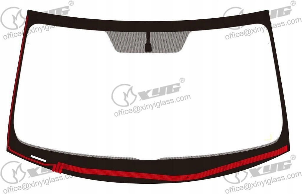 фото №1, Стекло лобовое honda pilot 2015- /ridgeline 2016- с подогревом w p.w.