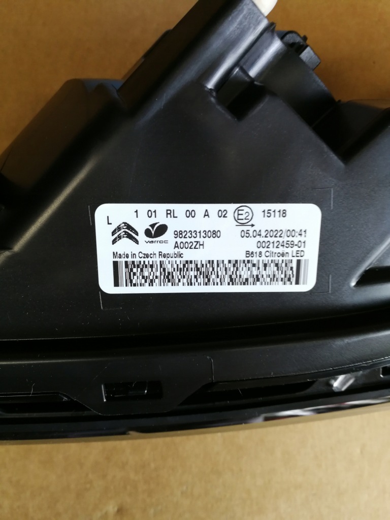 Citroen c3 3 16- фара ліва ліхтар drl ліва перед led 9823313080 Київ