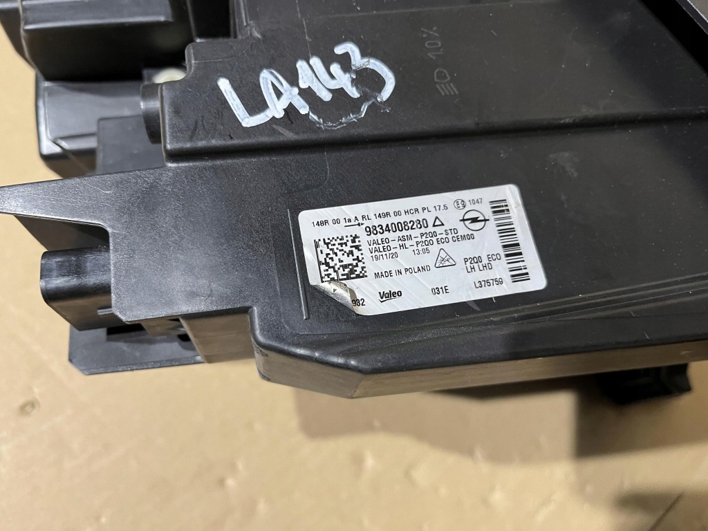 фото №14, Opel mokka ii b комплект лампа перед 9834008280 9834007980