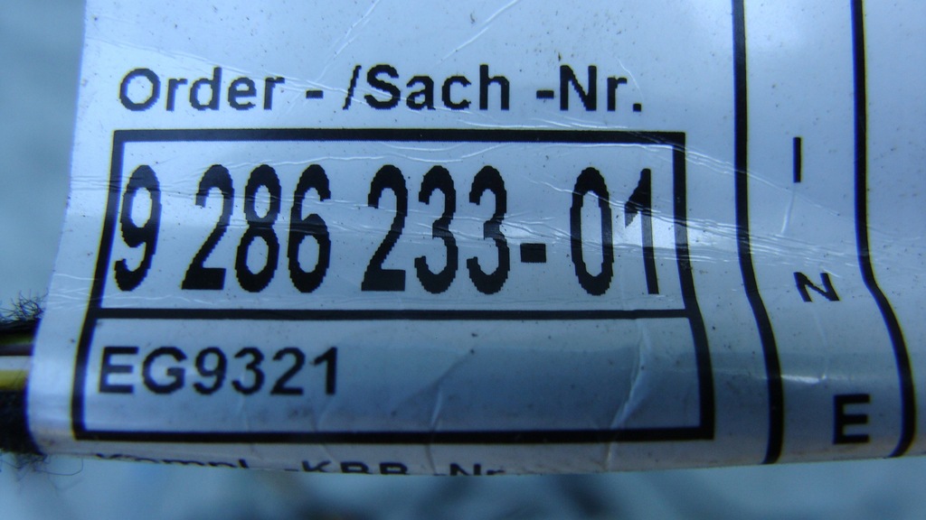 фото №7, Джгут електропроводка двері правий перед bmw 3 f30 9286209 9286233-01