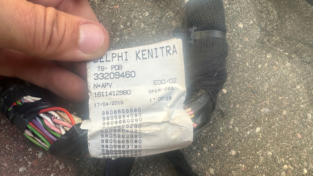 фото №7, Джгут, електропроводка панелі 3008/5008 lift