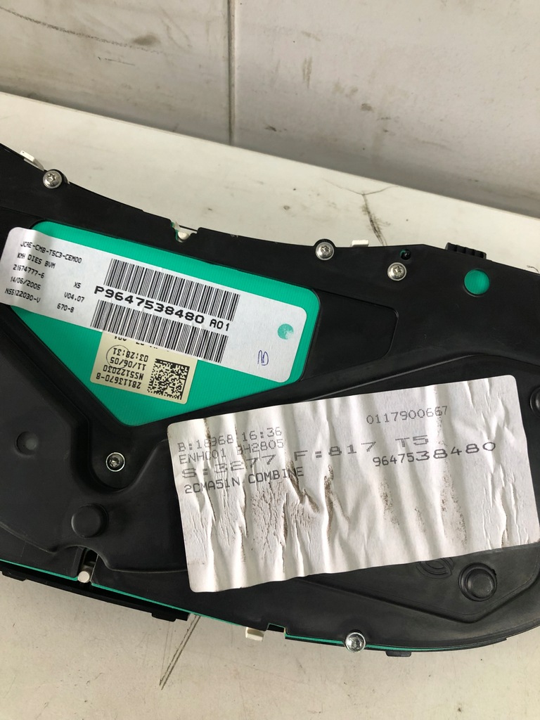 фото №6, Блок керування набір стартовий peugeot 307 1.6hdi 0281011863