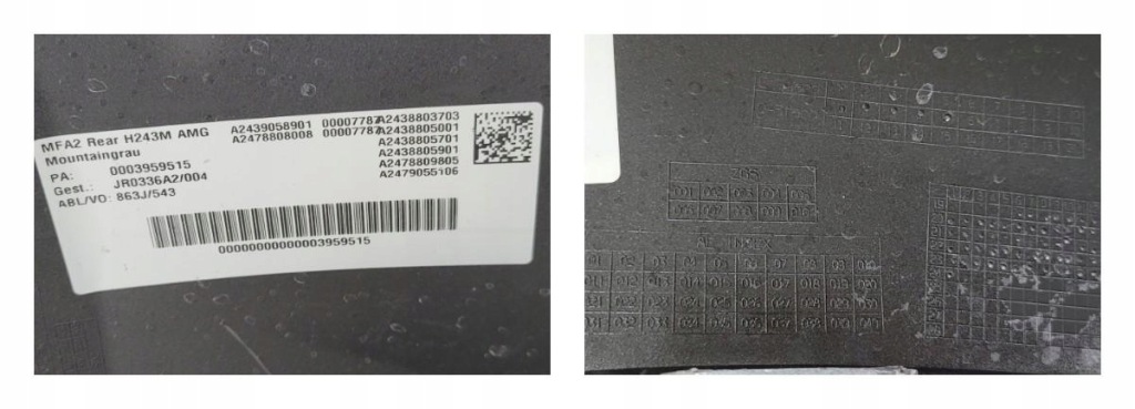 фото №15, Бампер задній mercedes eqa h243 amg 2021- a2438859101