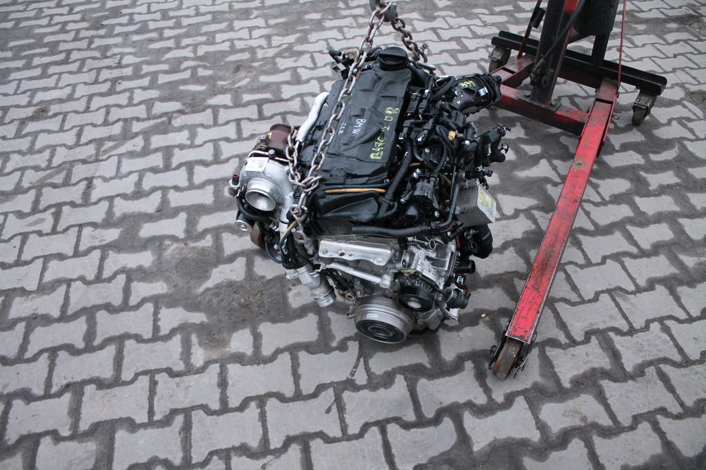 фото №6, Двигатель kompletny bmw b47c20b 30 tyskm пластиковый коллектор biturbo