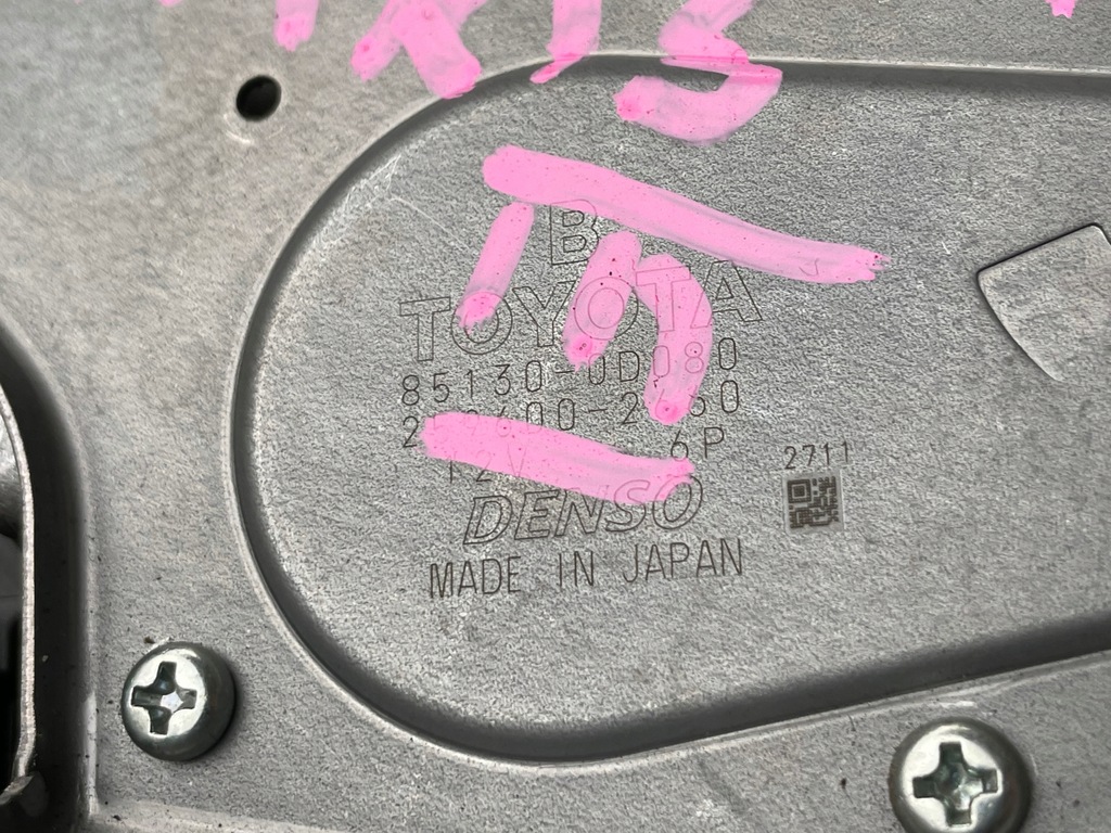 фото №5, Двигатель моторчик дворники задняя toyota yaris iii 85130-0d080