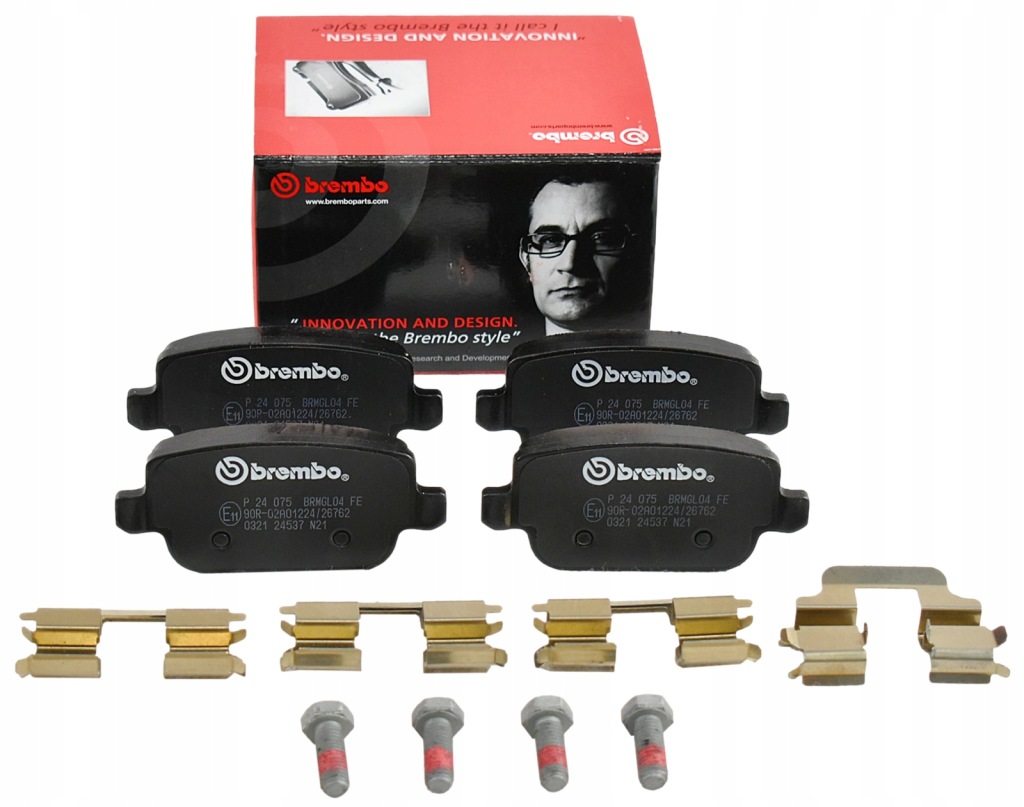 фото №1, Brembo p24075 гальмівні колодки гальмівні задня ford s-max 2006-2014 mondeo iv 4