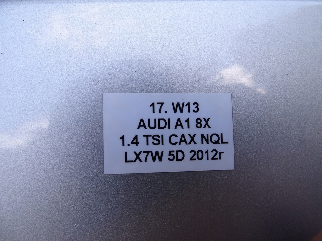 фото №13, Дверь левый задняя левая задние lx7w audi a1 s1 8x 10-18r 5d 5 дверь