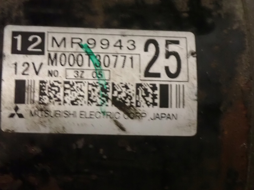 фото №4, Mitsubishi lancer cs 04- 1.6i стартер двигателя