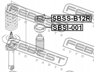 фото №3, Febest sbss-b12r кронштейн амортизатора