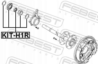 фото №2, Подшипник полуось задняя do hyundai h-1