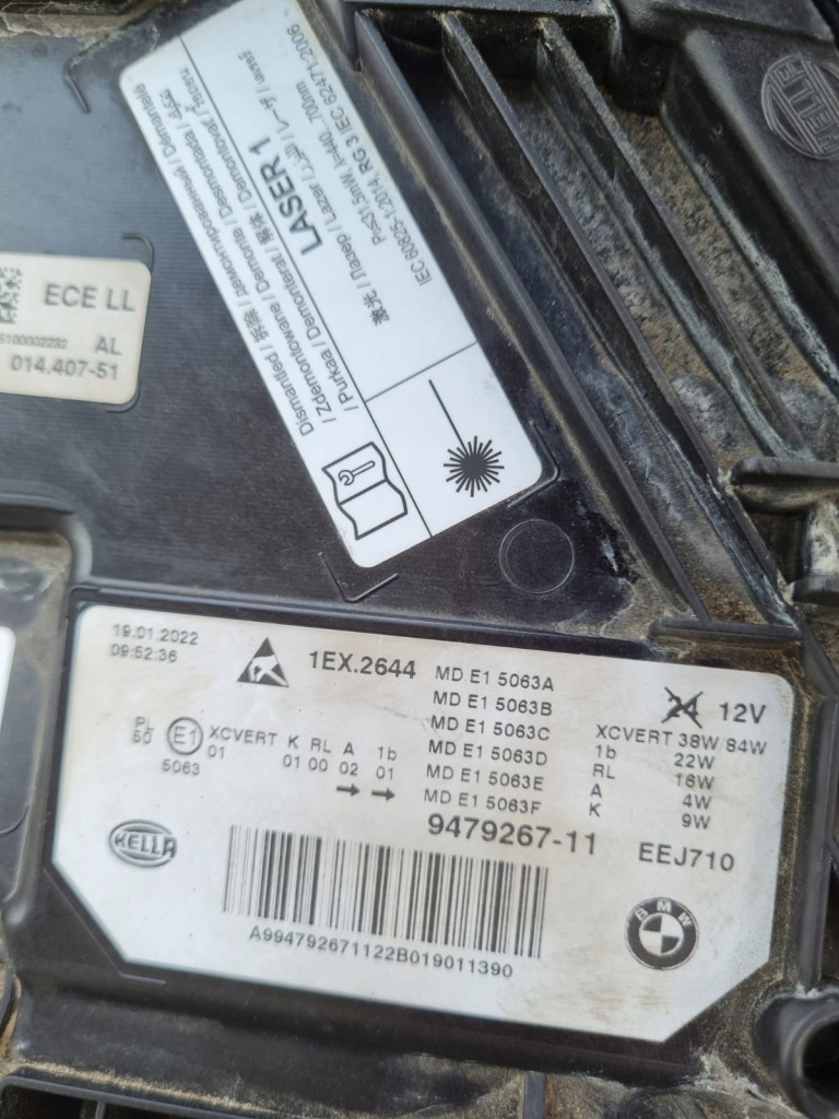 фото №13, Bmw 5 g30 g31 g38 m5 f90 lci lift лампы full led laser 947926711 985058807