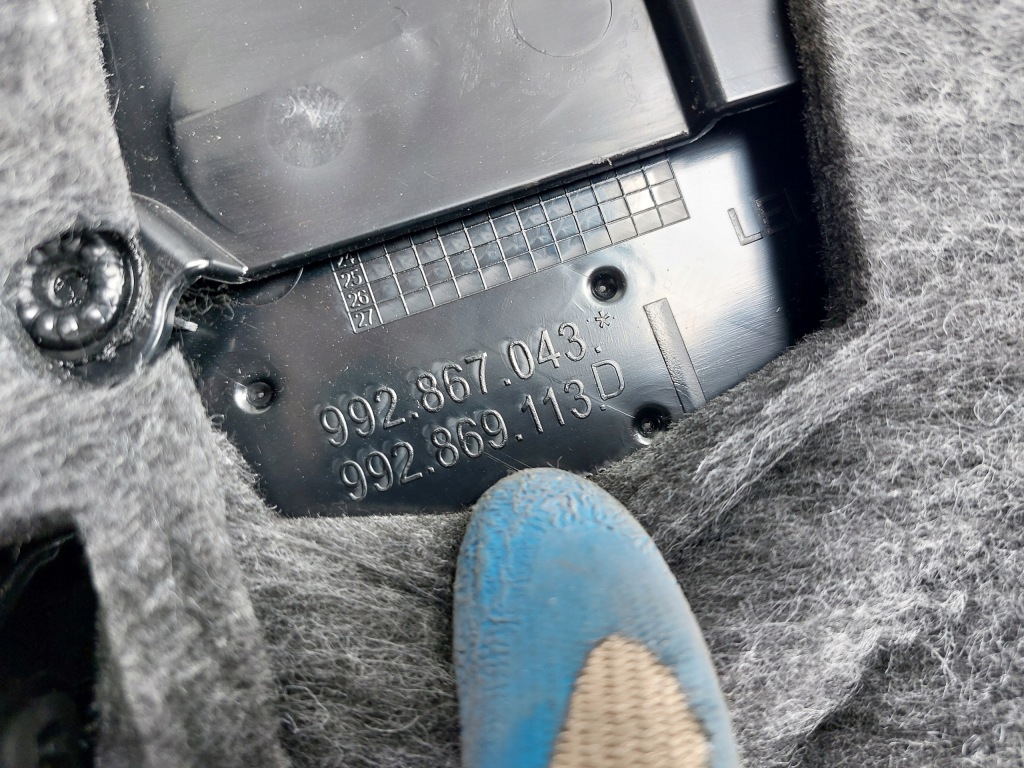 фото №6, Обивка обшивка левый задняя porsche 911 992 gt3 22r