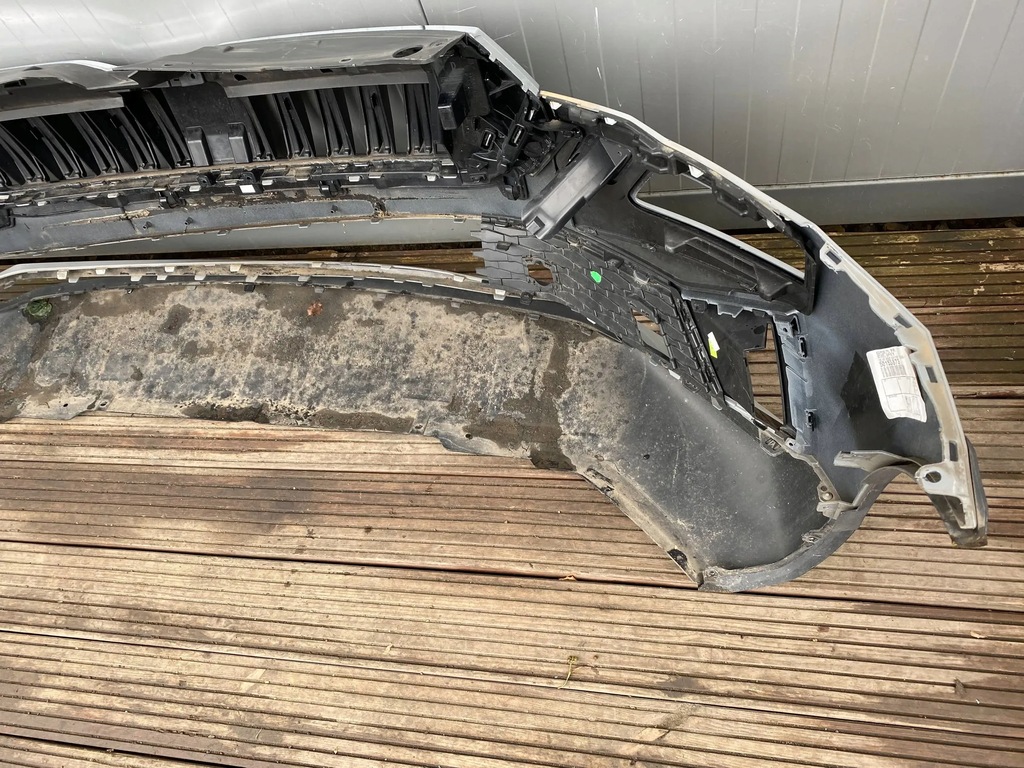 фото №6, Skoda karoq lift 21- бампер решётка радиатора перед lf7a