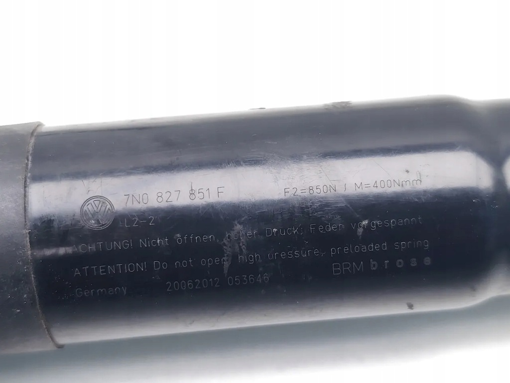 фото №7, Seat alhambra амортизатор кришки задній багажника 2012 mpv 4/5dr 7n0827851f