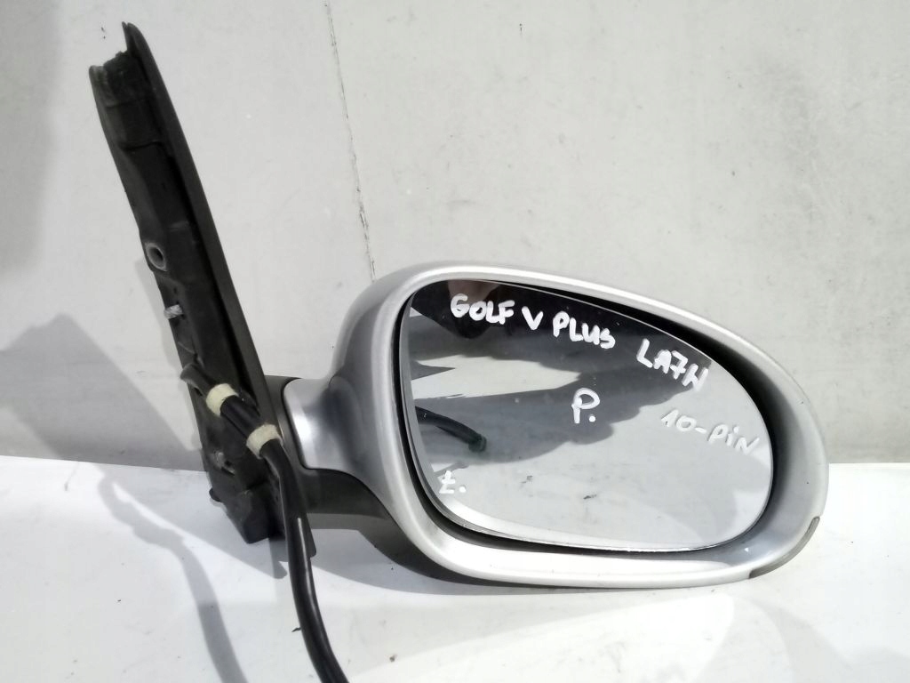 фото №6, Vw golf v plus зеркало правое el. la7w 10 pin