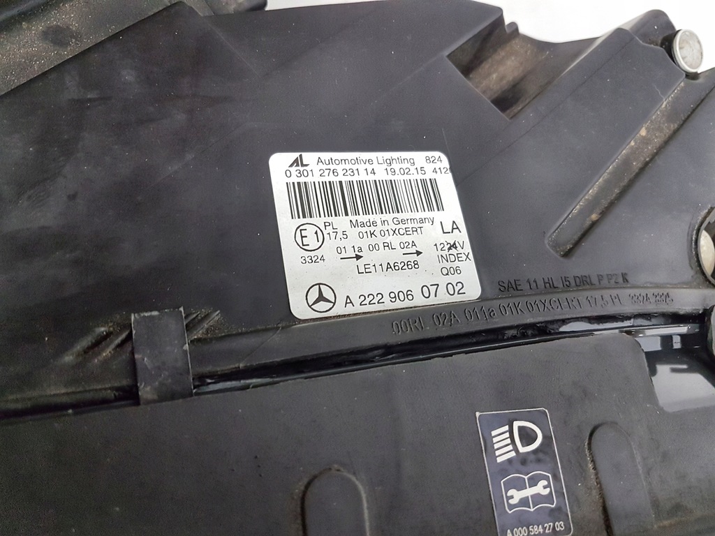 фото №12, Mercedes s - klasa w222 full led l+p a2229060702 a2229060802 f-v.at