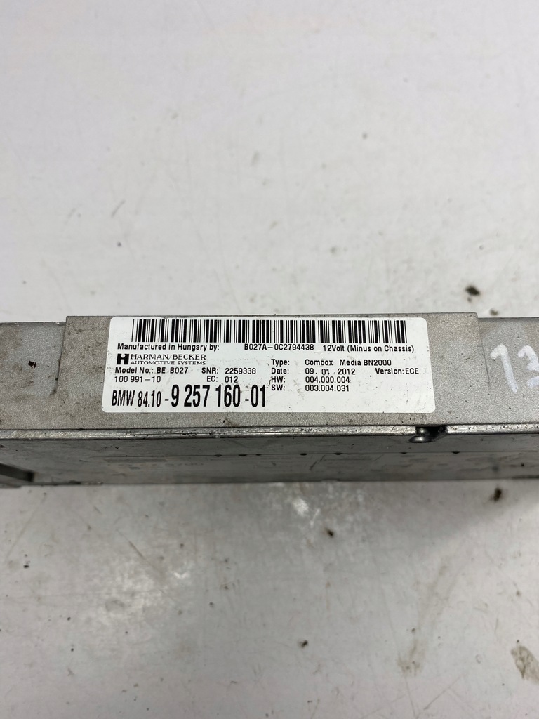 фото №6, Bmw e71 x6 e88 mini r56 lci модуль cobox 9257160