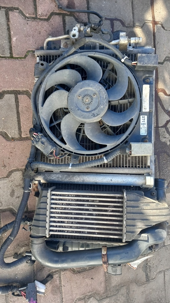 фото №1, Радиатор +вентилятор opel astra