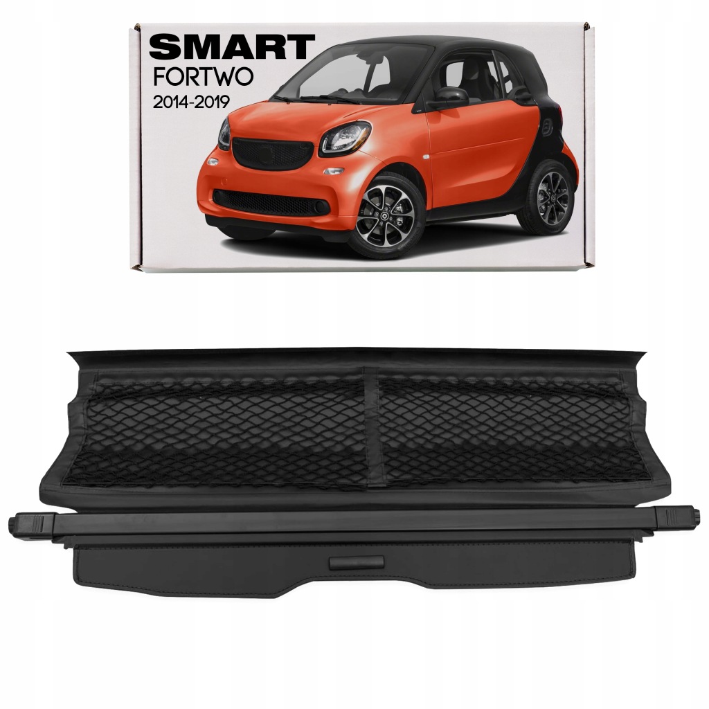 фото №1, Smart fortwo 2014-2019 шторка багажника nowa czarna