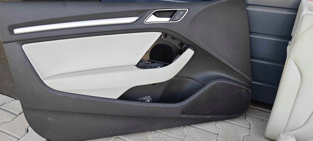 фото №9, Сиденье сиденья заднее сиденье обшивки салон audi s3 8v 3d светлый szary