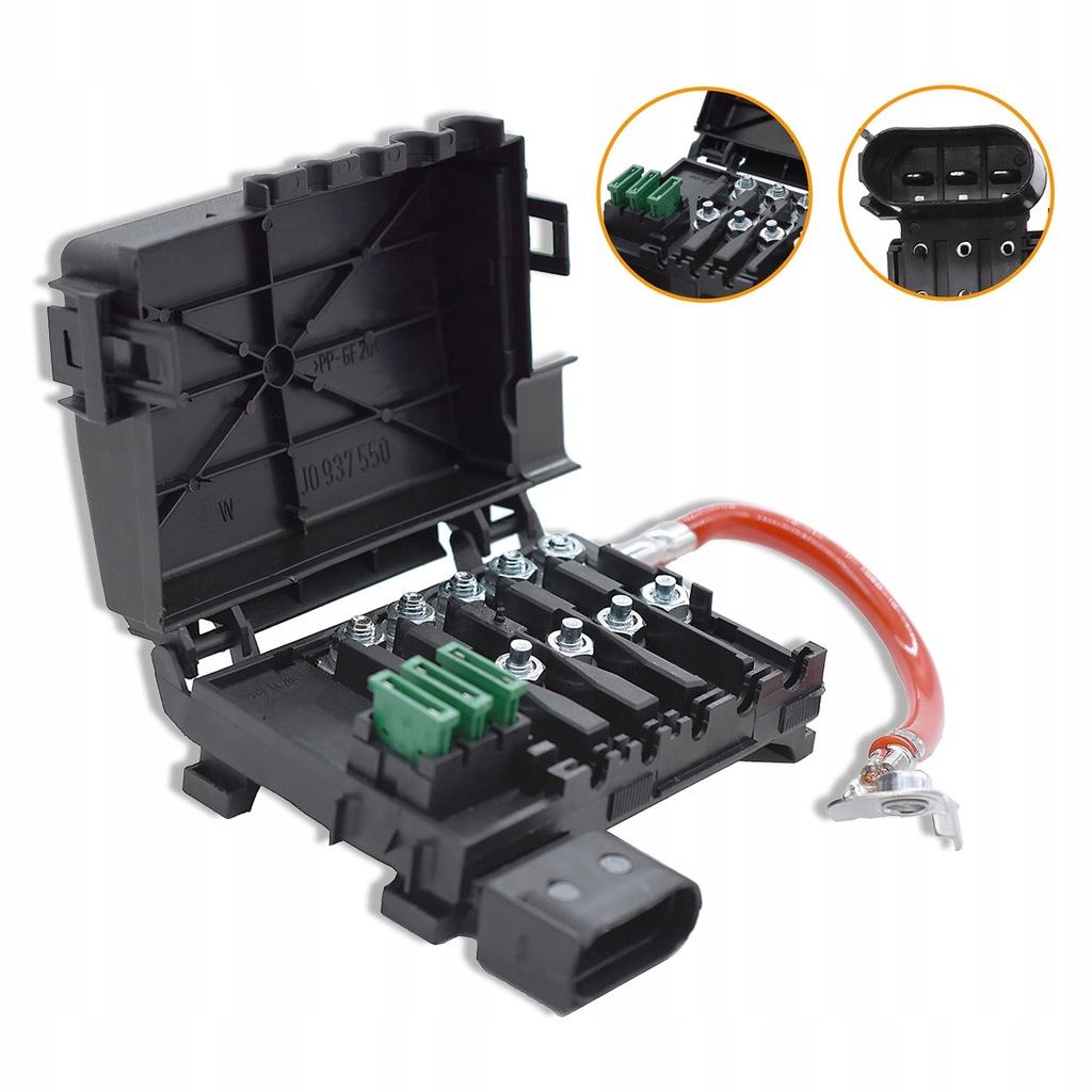 фото №6, Коробка запобіжників роз'єм акумулятор do vw audi jetta bora golf mk4