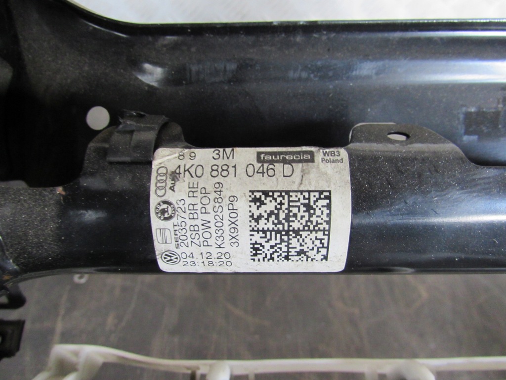 фото №9, Каркас сидіння audi a6 c8 18-23r 4k0881046d