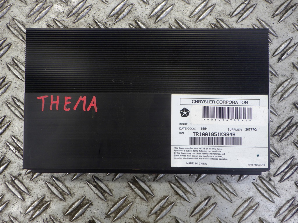 фото №1, 300c lancia thema усилитель модуль