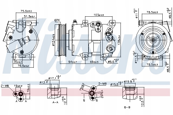 фото №8, Nissens 890899 компресор, кондиціонер