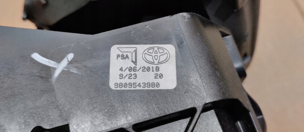 фото №6, Toyota proace ii expert iii traveller вибірник ручка 6 передач 9809543980