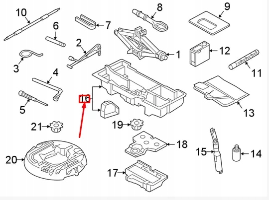 фото №12, Audi a4 b9 бардачок na підлога багажника заднього 8w0012169j