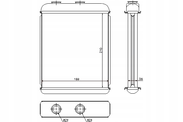 фото №16, Nissens 72662 теплообмінник тепла, обігрівач салону