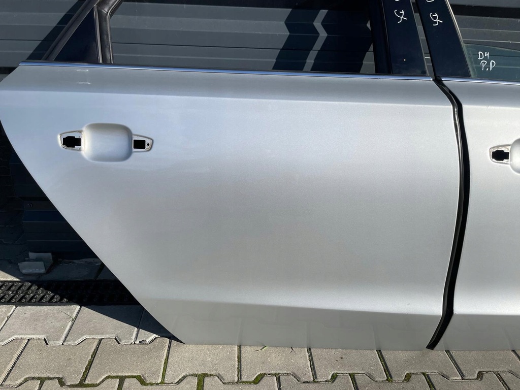 фото №11, Audi a8 d4 дверь правое перед задняя цвет lx7w
