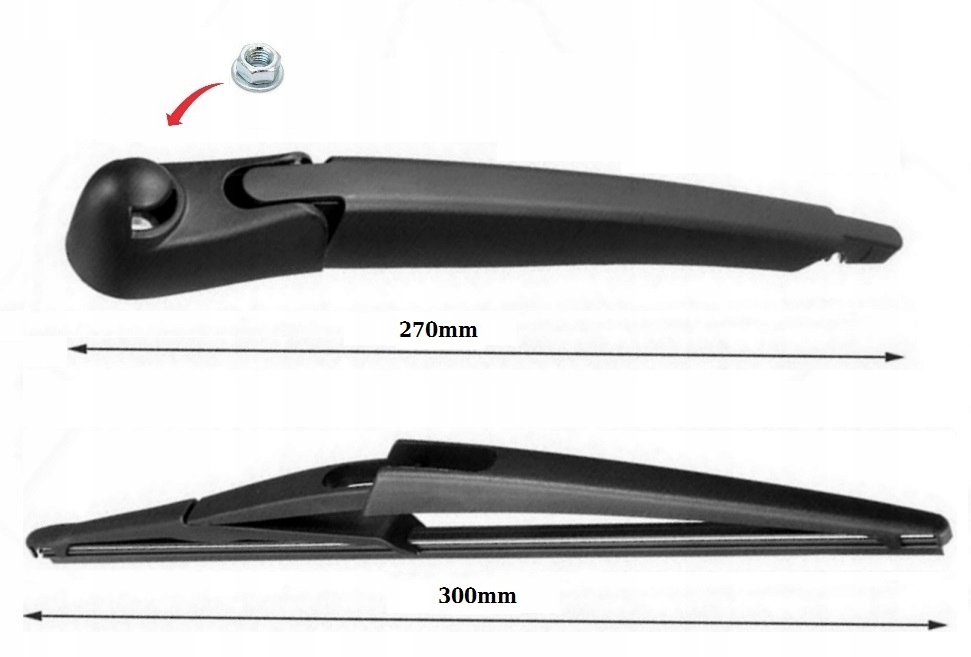 фото №1, Важіль двірник задня mini cooper r50 r53 01-06