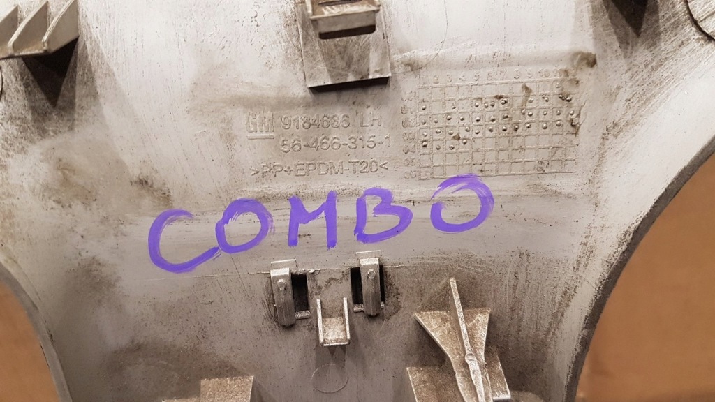 фото №4, Пластик защита стойка пара opel combo c