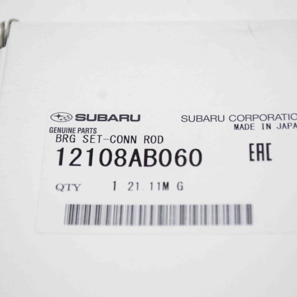 Вкладыши вала коленчатого subaru impreza седан gr 12108ab060 18039646 2010 с Разборки