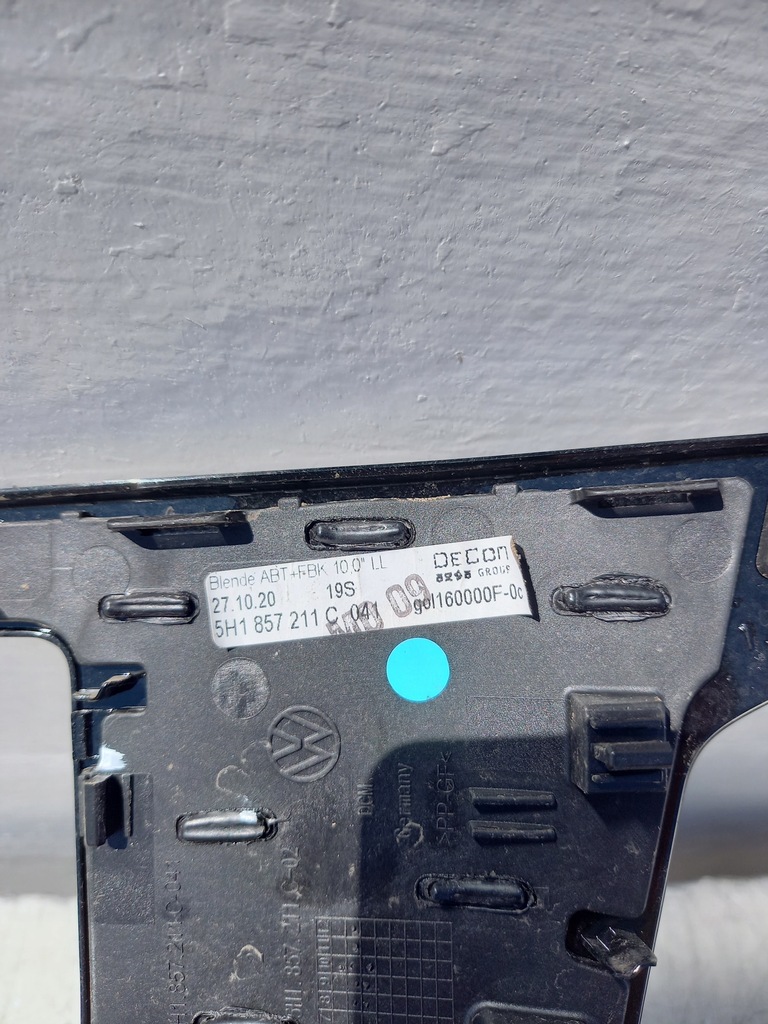 фото №6, Декоры консоли корпус спидометра vw golf viii 8