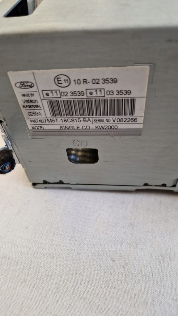 Радио радиопроигрыватель 6000 cd ford focus mk2 2 оригинальный номер 7m5t-18c815-ba Доставка