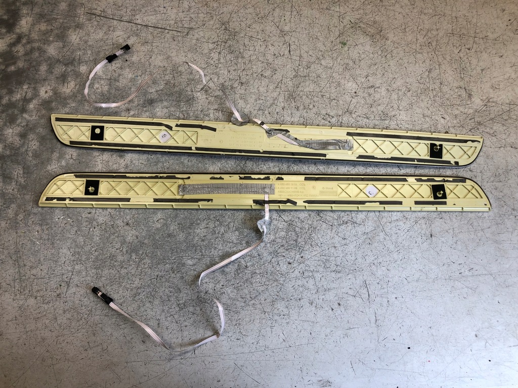 фото №8, Mercedes e coupe w238 молдинг накладка порог led