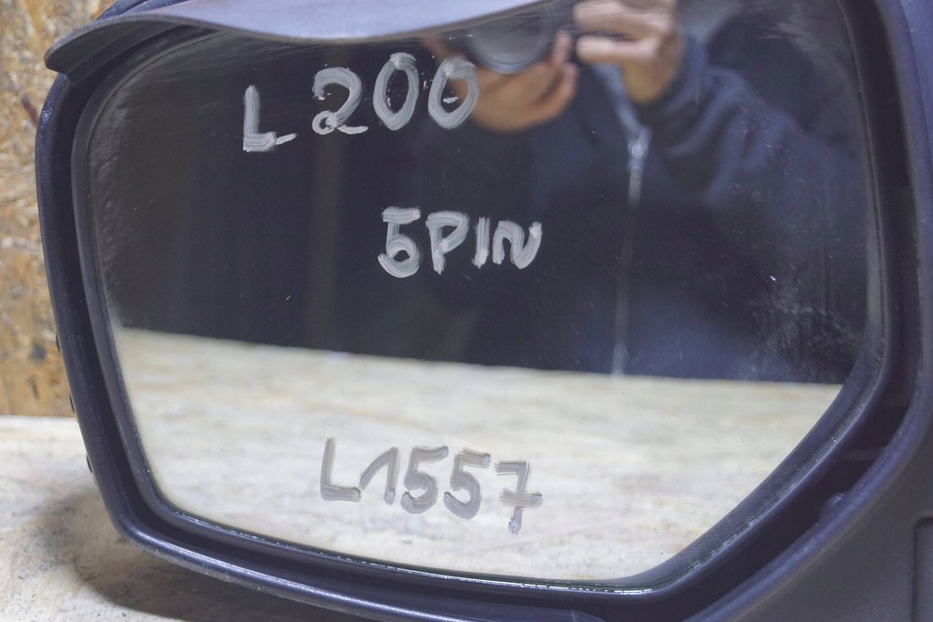 фото №13, Mitsubishi l200 iv дзеркало ліва 5 pin l1557 uk