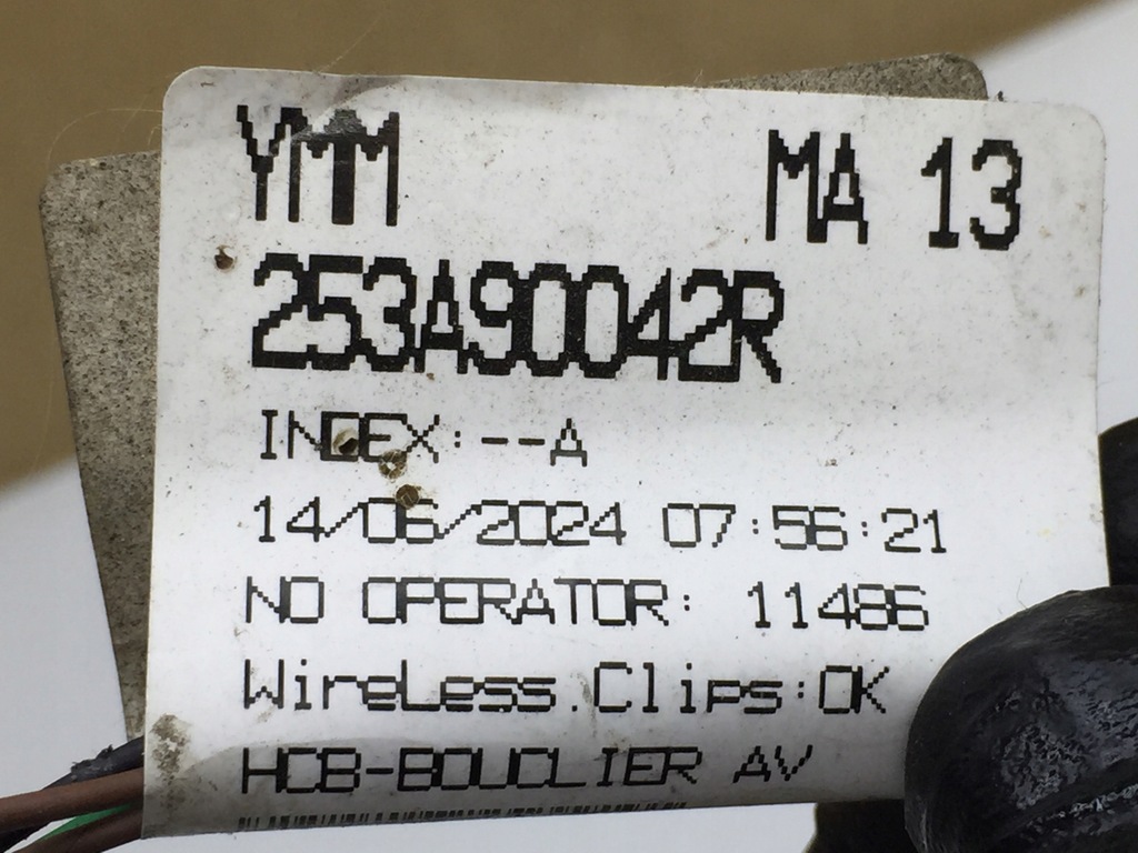 фото №11, Renault scenic v e-tech electric джгут електропроводка бампера перед радар pdc