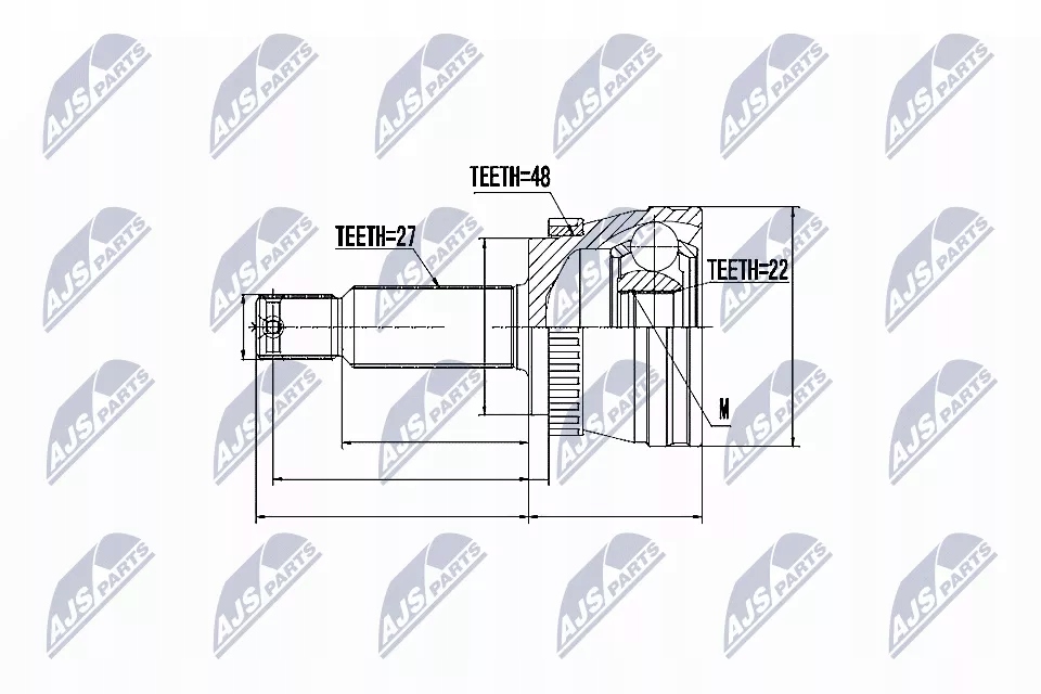фото №2, Шарнір зовнішній задня kia sportage ii 2004-2011
