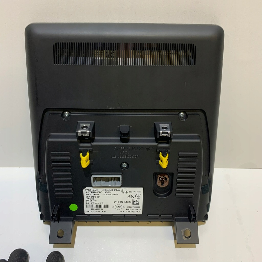 фото №4, Экран навигация радио панель управление 280349411r renault clio v