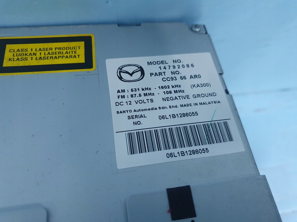 фото №10, Радио cd mazda 5 v 05-