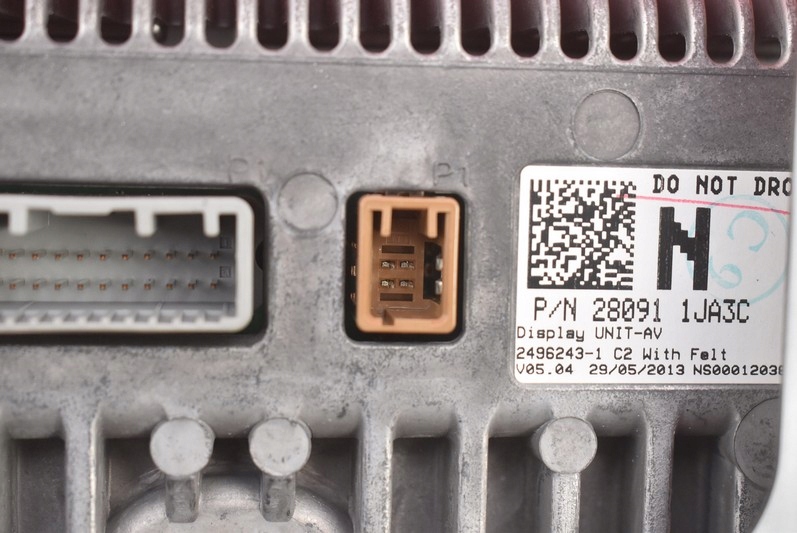фото №10, Дисплей радіо навігації 28091-1ja3c infiniti fx 2 ii lift 11-13