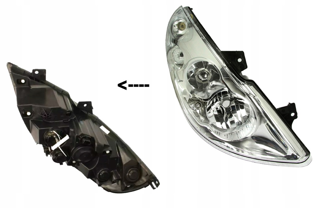 фото №12, 2x фара лампа ele ліва права перед opel movano b 2010-2019